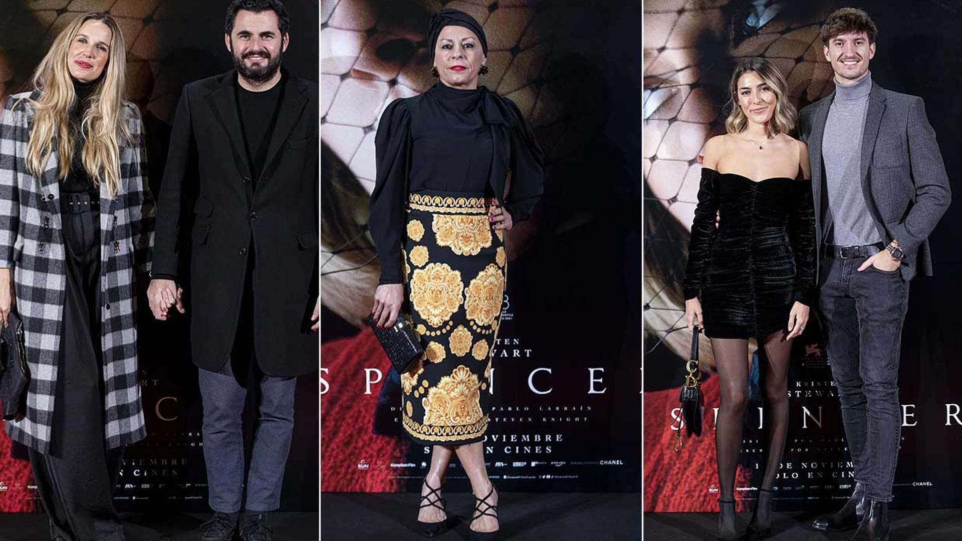Cristina Medina, de 'LQSA', Emiliano Suárez y Carola Baleztena o Anna Ferrer, entre los invitados al estreno de 'Spencer'