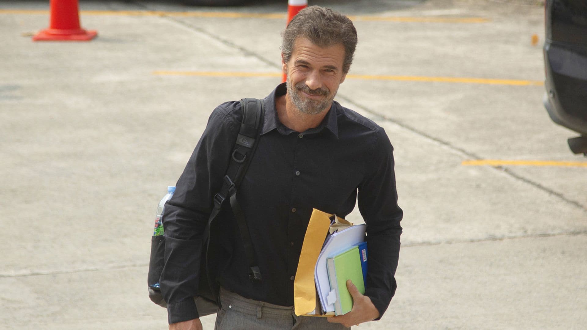 El abrazo entre Rodolfo Sancho y los abogados de la familia de Edwin Arrieta