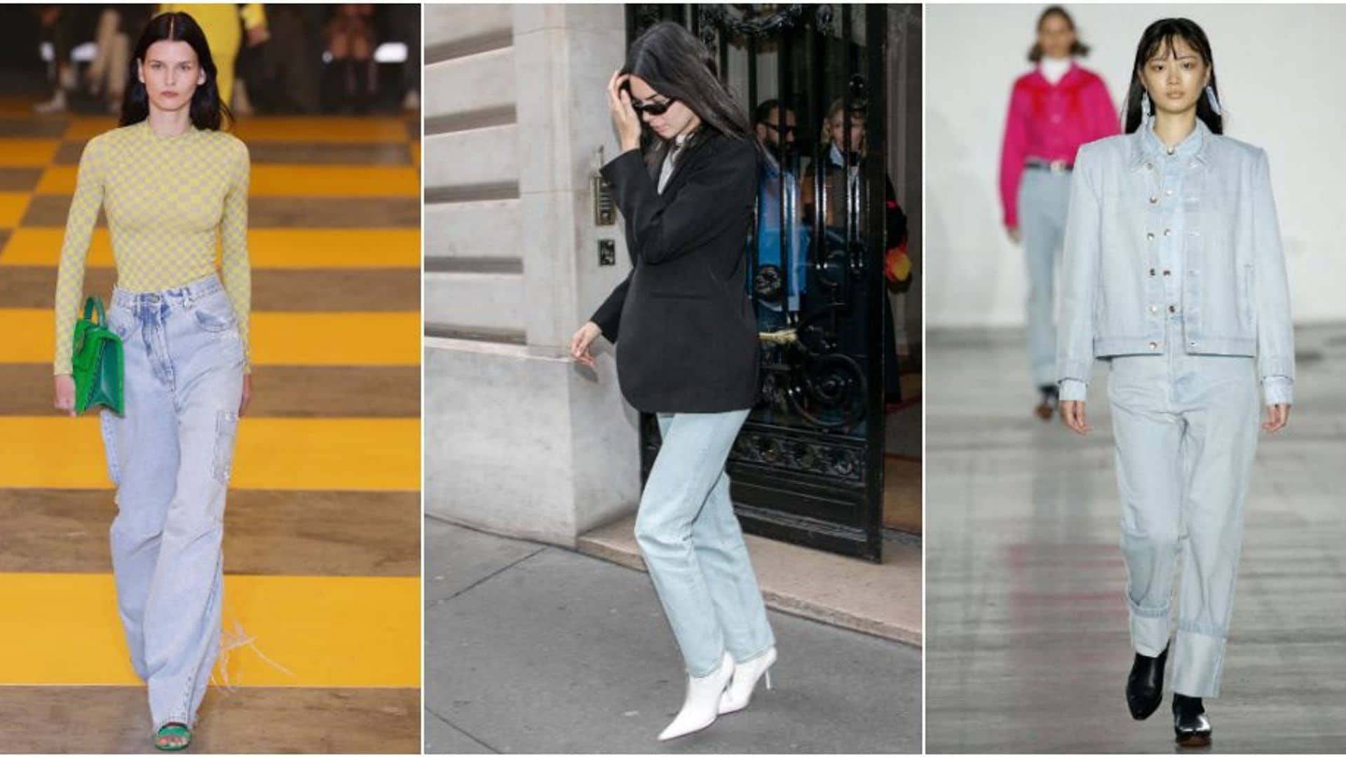 Celeste ultraligero: el color de 'jean' de esta primavera, según Kendall Jenner