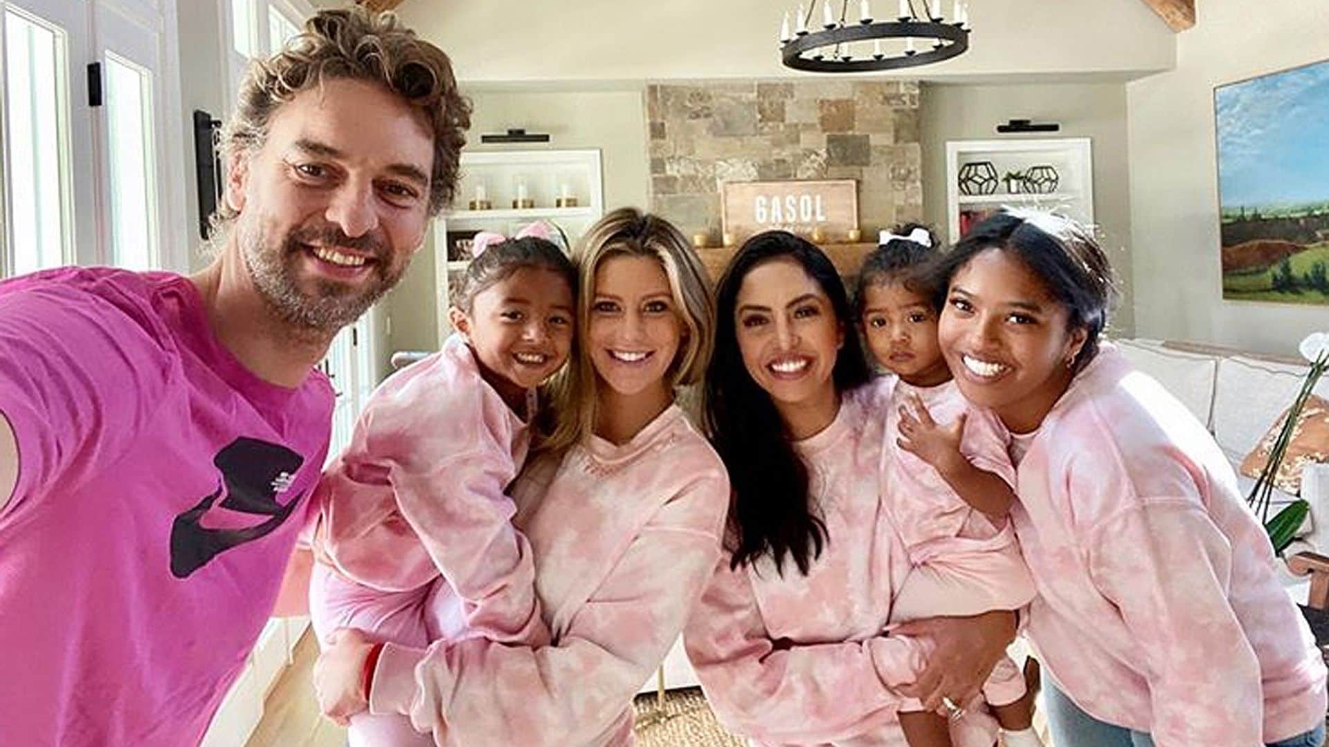 El 'tío Pau Gasol', el mejor anfitrión para su 'hermana' Vanessa Bryant y sus hijas