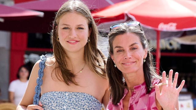 Princesa Leonor y la reina Letizia de España