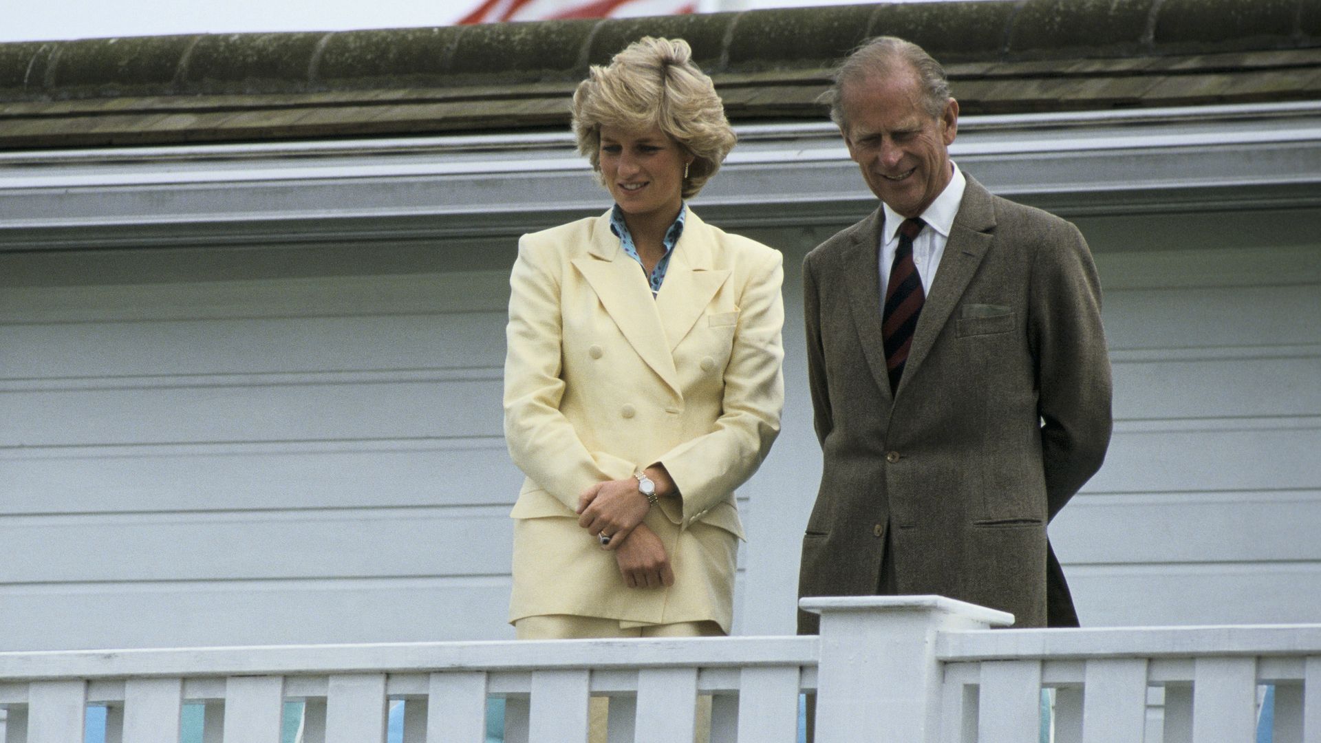 Felipe de Edimburgo junto a Diana de Gales