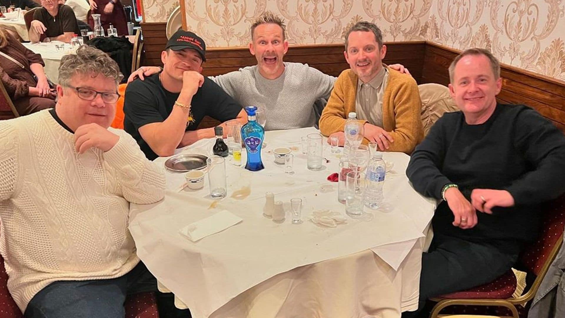 El reencuentro de los actores de 'El señor de los anillos' con cuatro hobbits y un elfo que ha revolucionado a sus fans