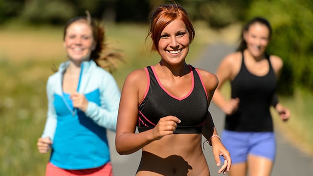 mujer running