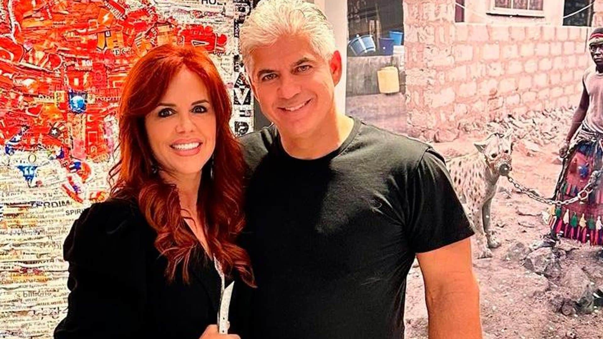 Sonriente y con una nueva ilusión, María Celeste Arrarás termina el año con un apuesto galán