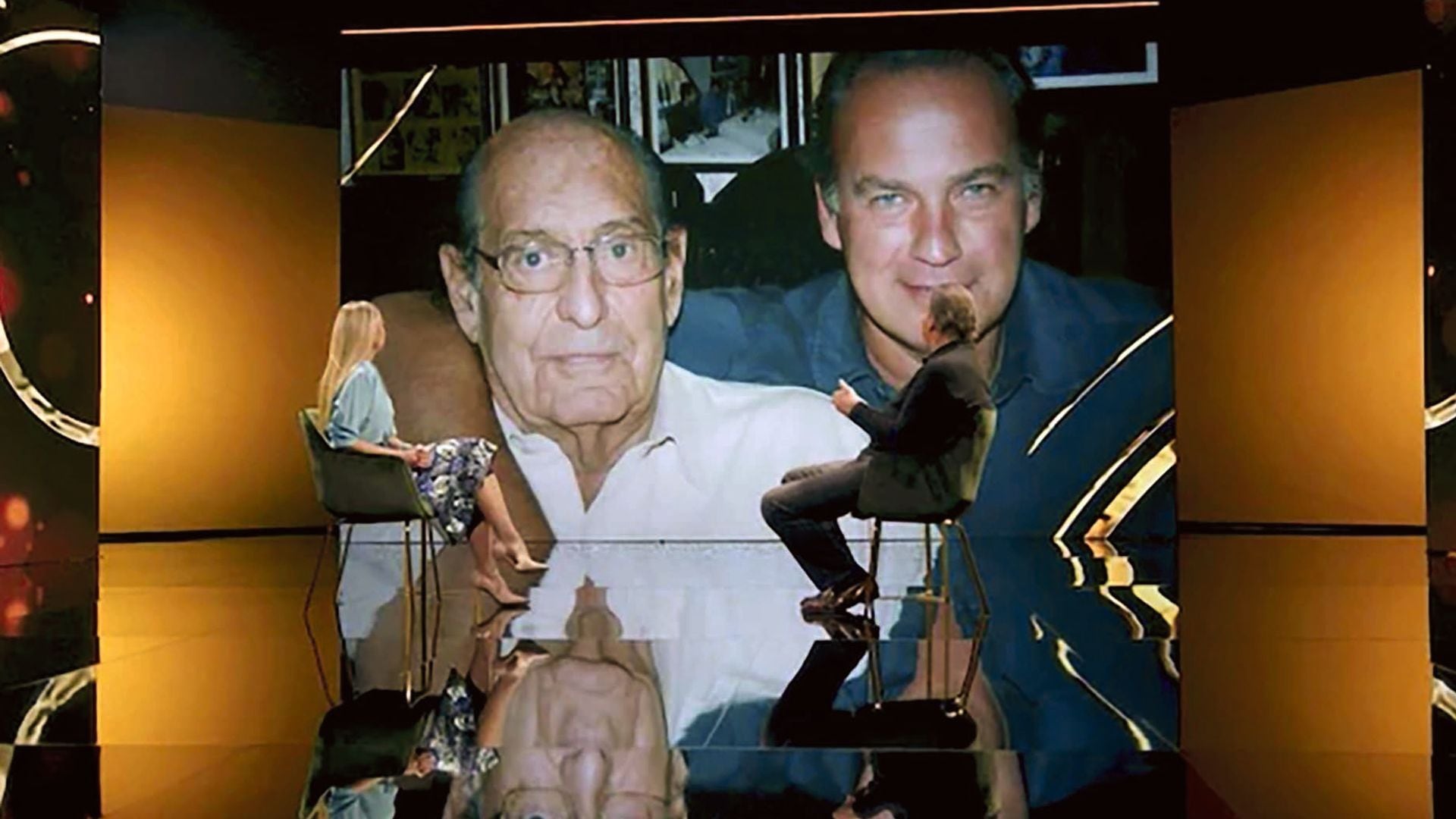 Bertín Osborne en una foto con su padre