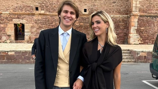 Paty Sánchez-Flores con su novio