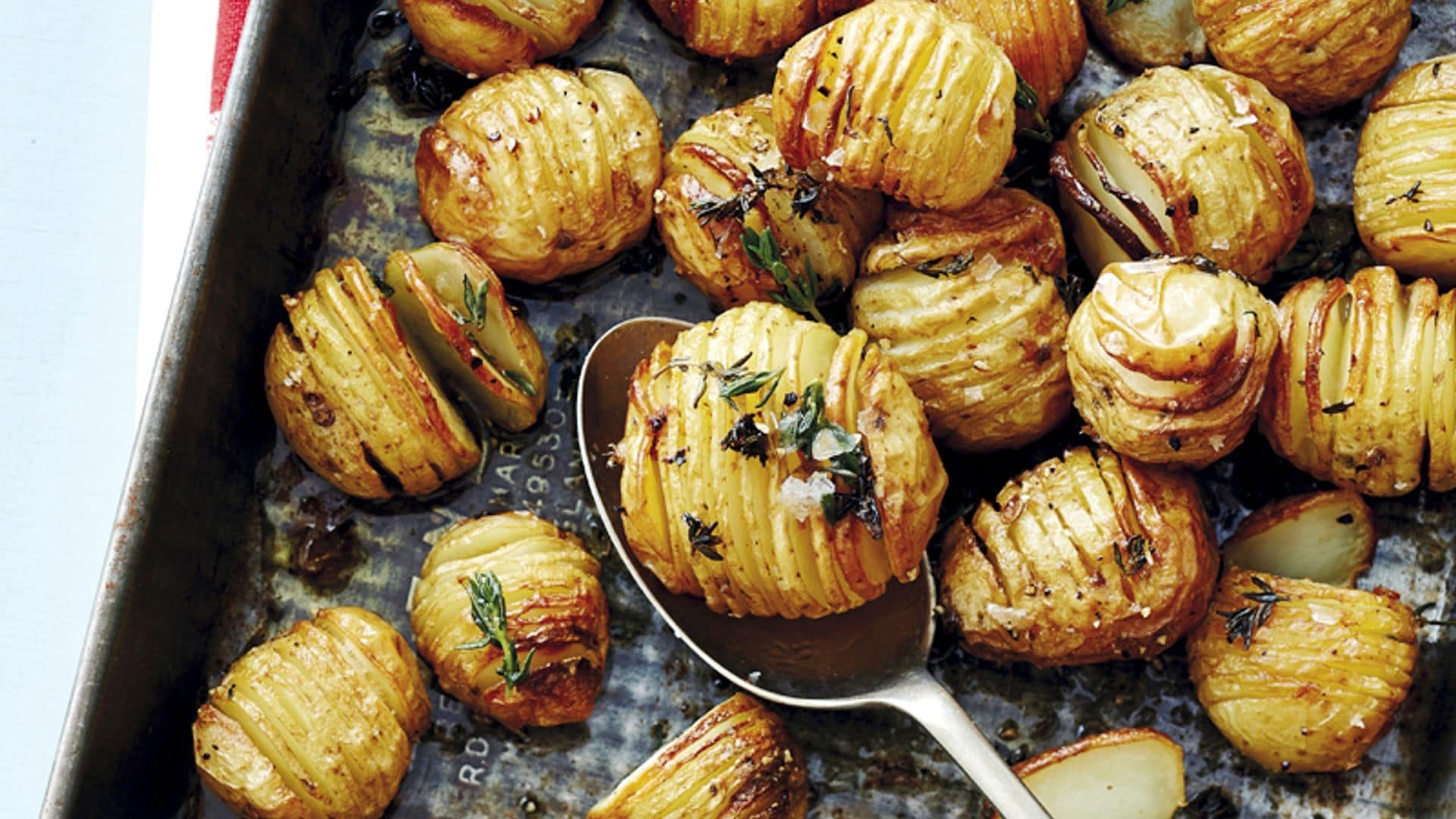 Patatas 'Hasselback' al estilo sueco