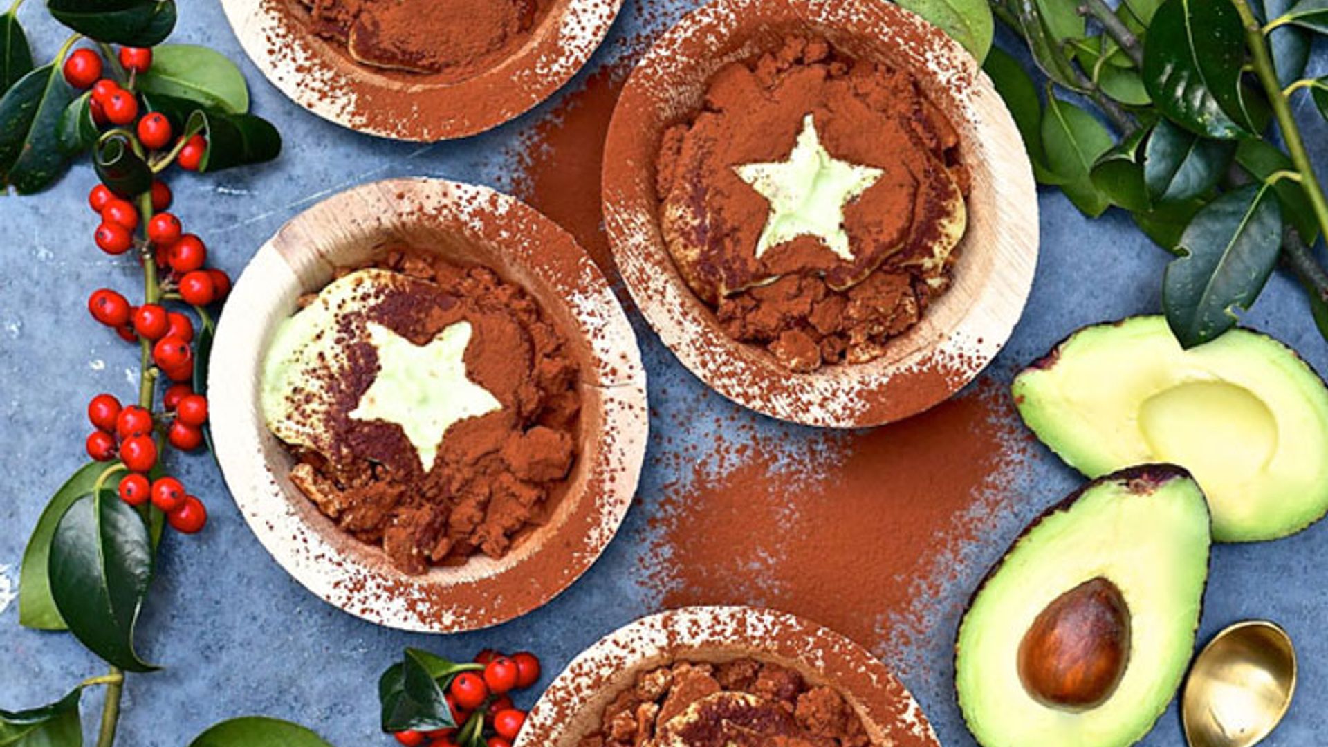 Tiramisú de aguacate