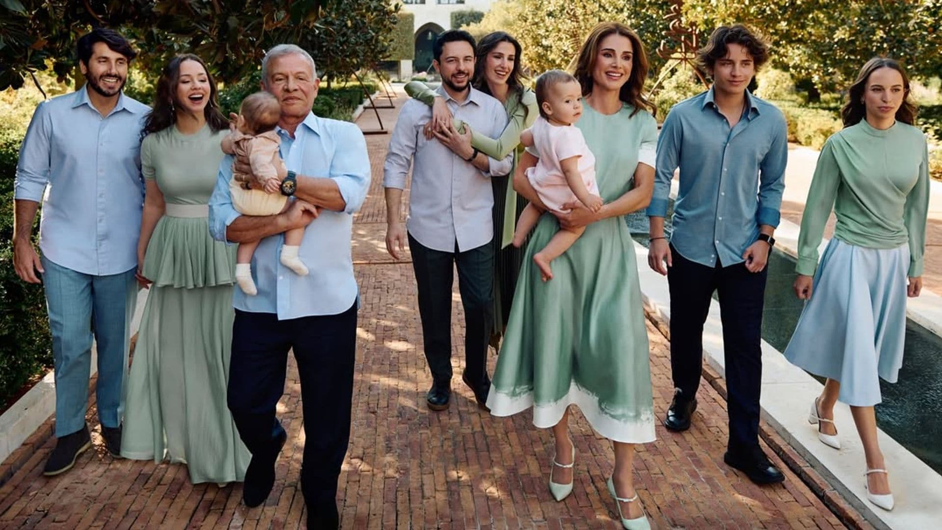 El posado navideño de la casa real hachemita