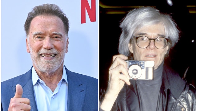 Arnold Schwarzenegger y Andy Warhol