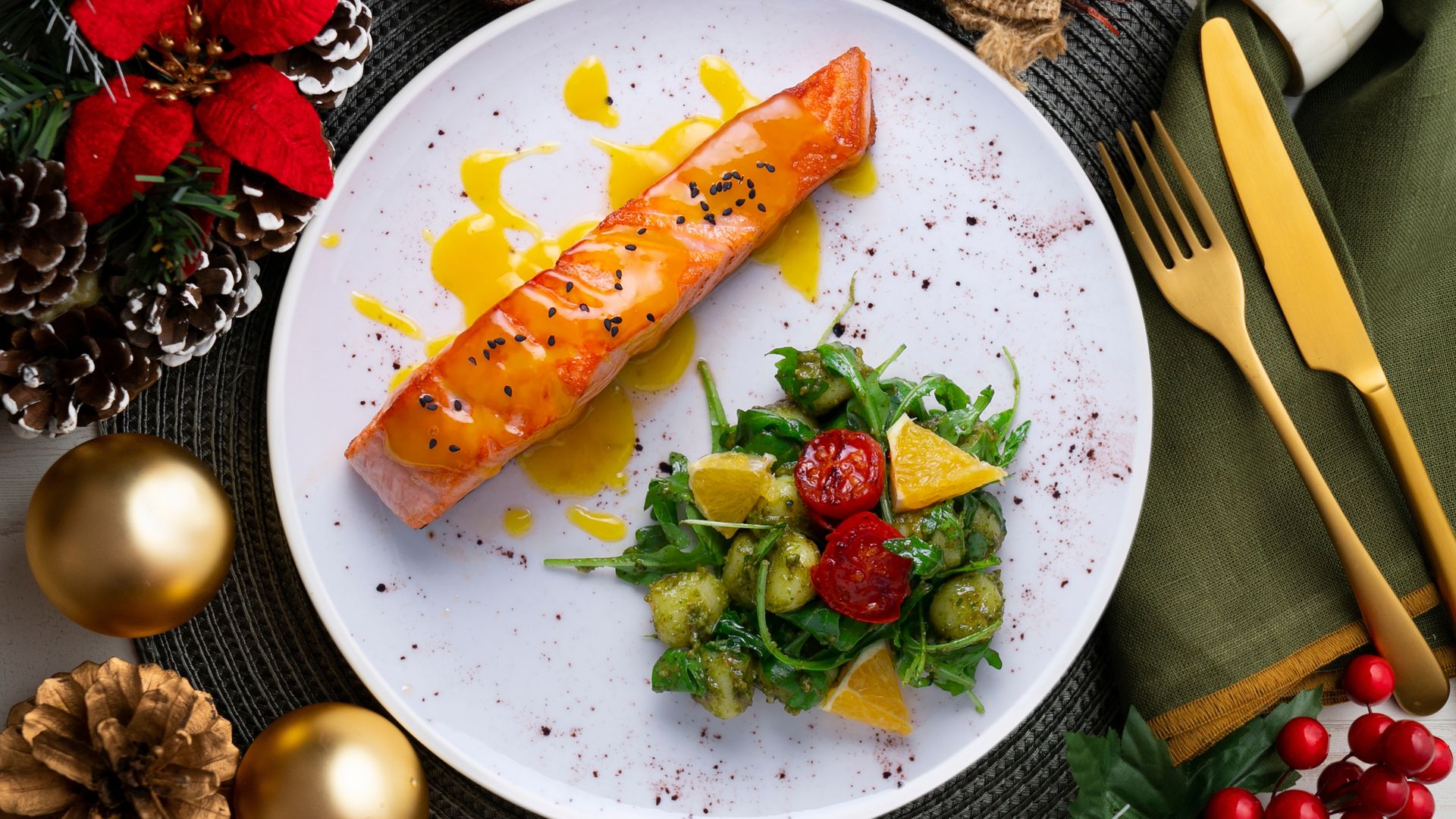 Salmón a la naranja