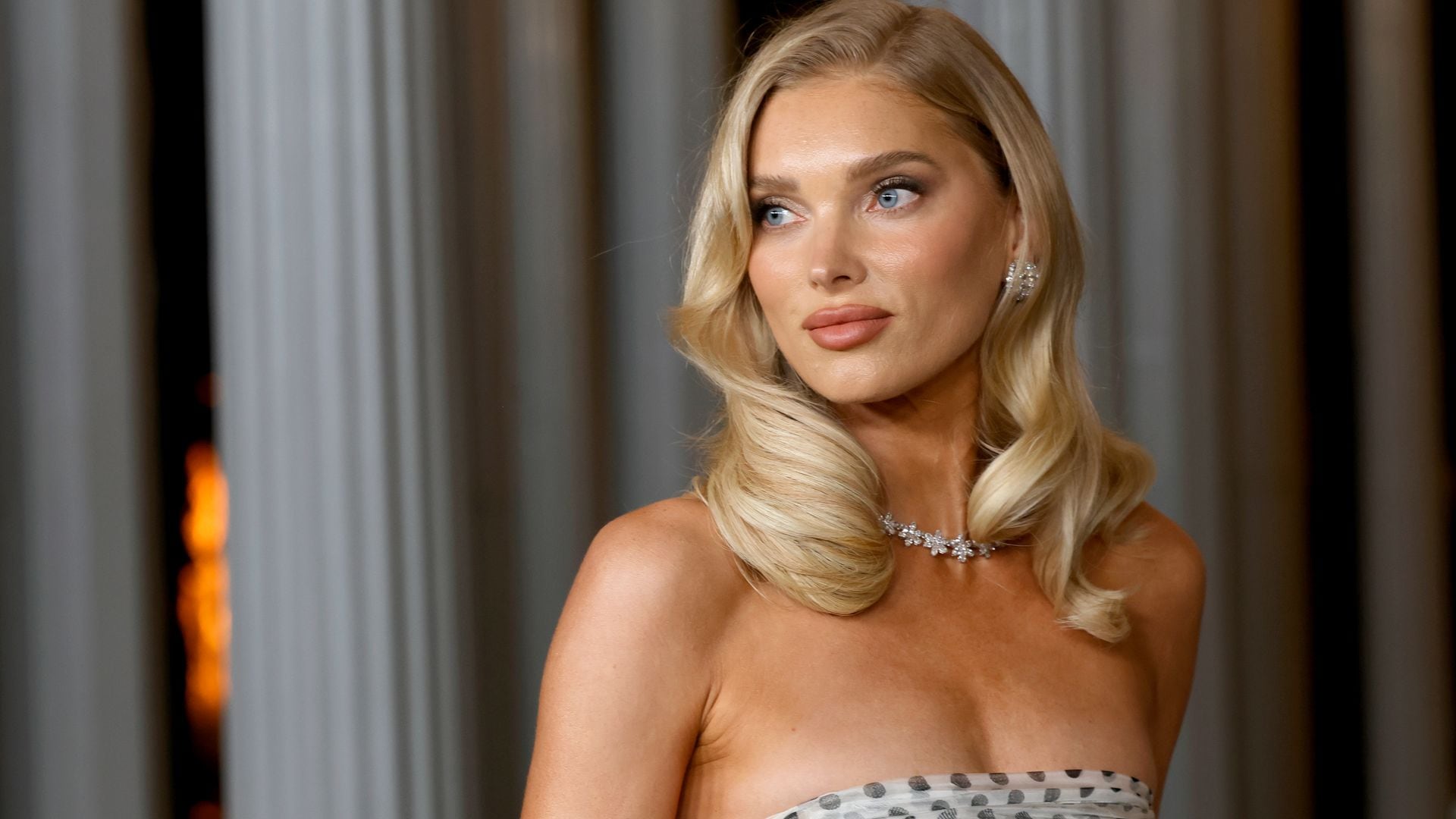 LOS ANGELES, CALIFORNIA - NOVEMBER 01: Elsa Hosk attends the 2025 LACMA Art+Film Gala at Los Angeles County Museum of Art on November 01, 2025 in Los Angeles, California.  (Photo by Frazer Harrison/Getty Images)