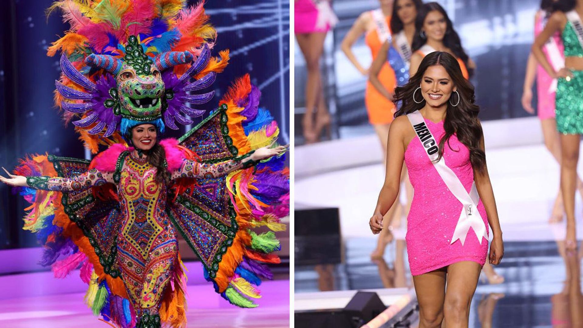 Los looks de Andrea Meza con los que ganó la corona de Miss Universe