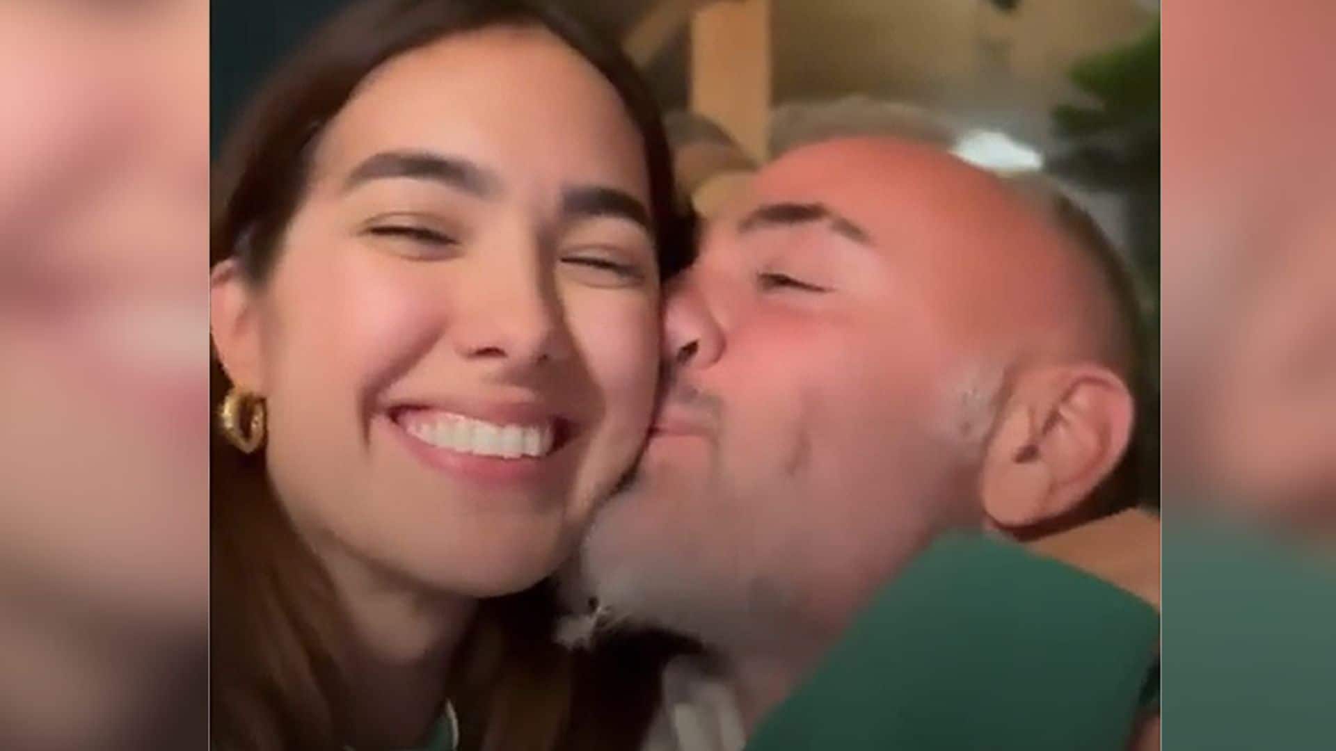 Gianluca Vacchi sorprende a Sharon Fonseca por su cumpleaños con mariachis y muchos besos