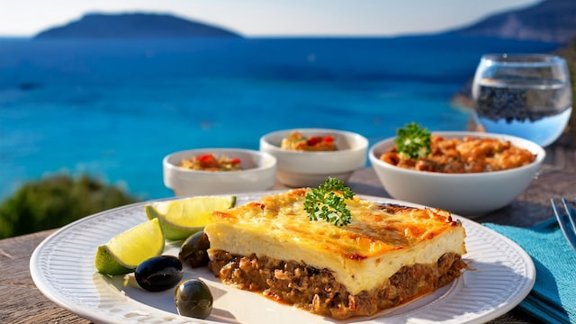 Musaka de berenjena y carne