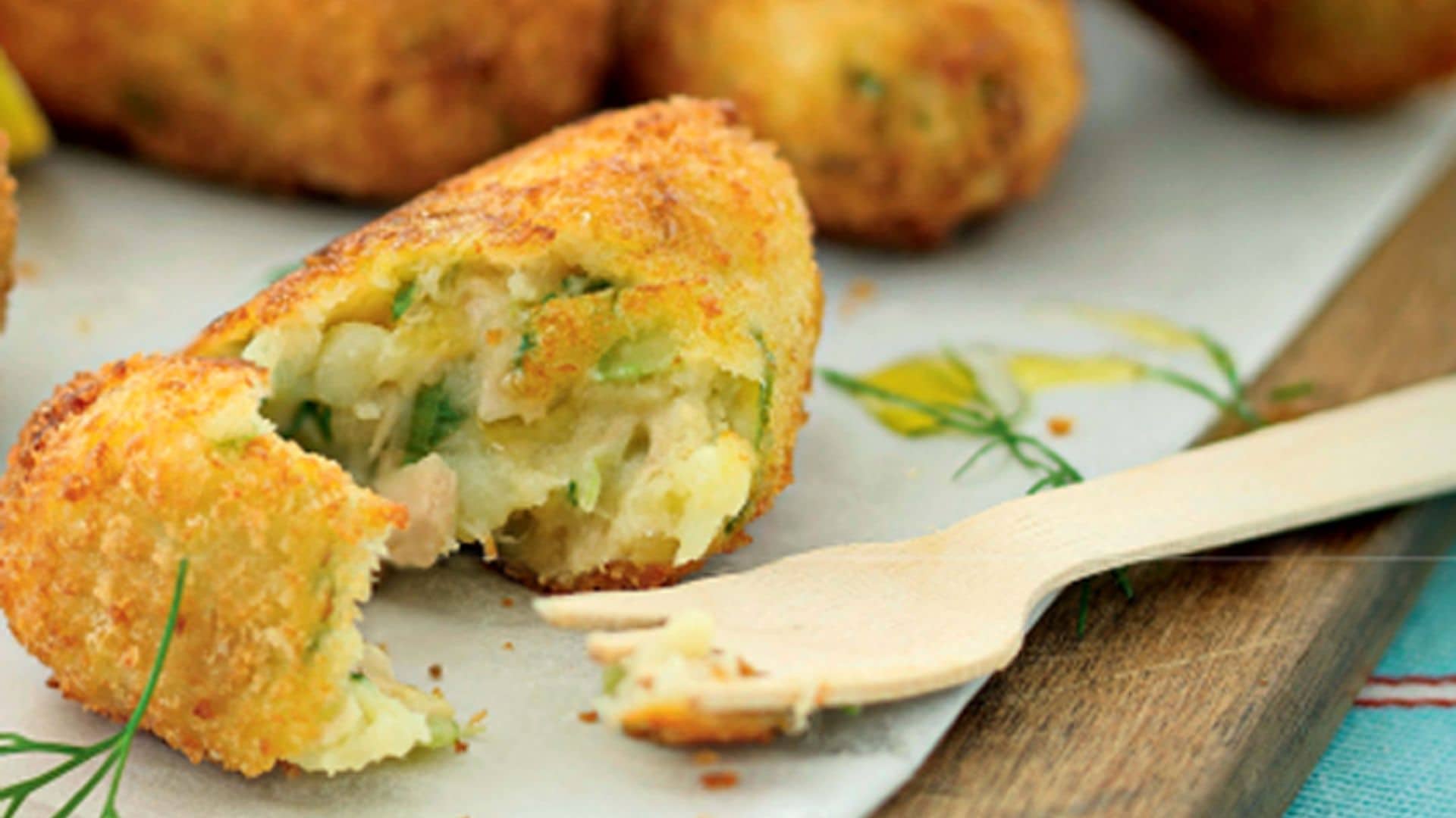 Croquetas de atún y eneldo