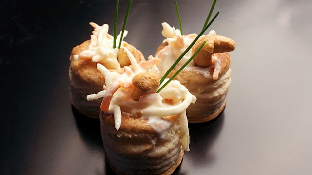 volovanes rellenos 