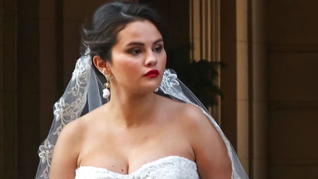 Selena Gomez vestida de novia
