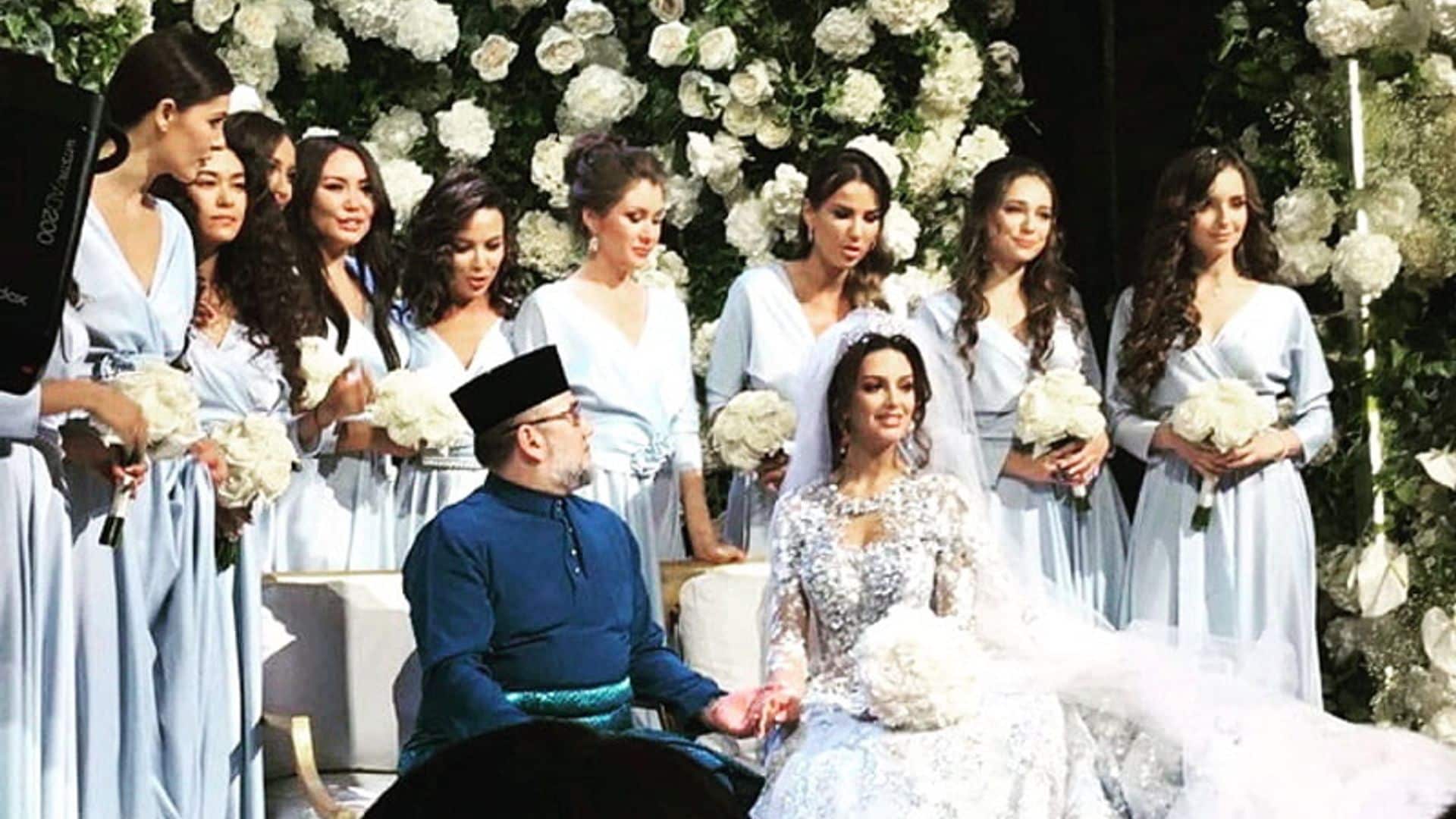 La fabulosa boda del rey de Malasia con Miss Moscú