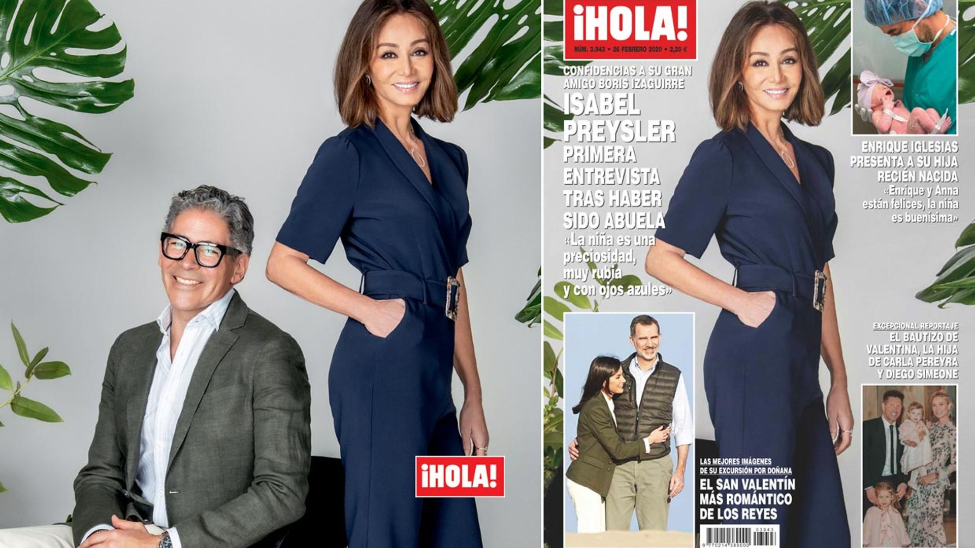 En ¡HOLA!, Isabel Preysler, primera entrevista tras haber sido abuela