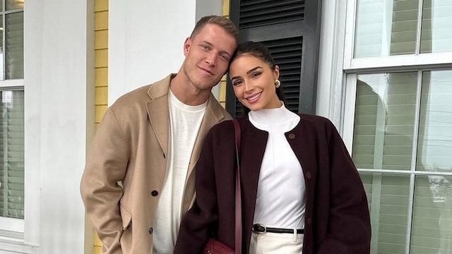 Olivia Culpo y Christian McCaffrey