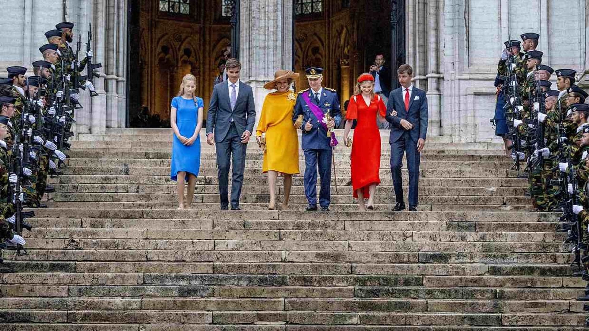 La princesa Elisabeth, centro de todas las miradas junto a su familia en el Día Nacional de Bélgica