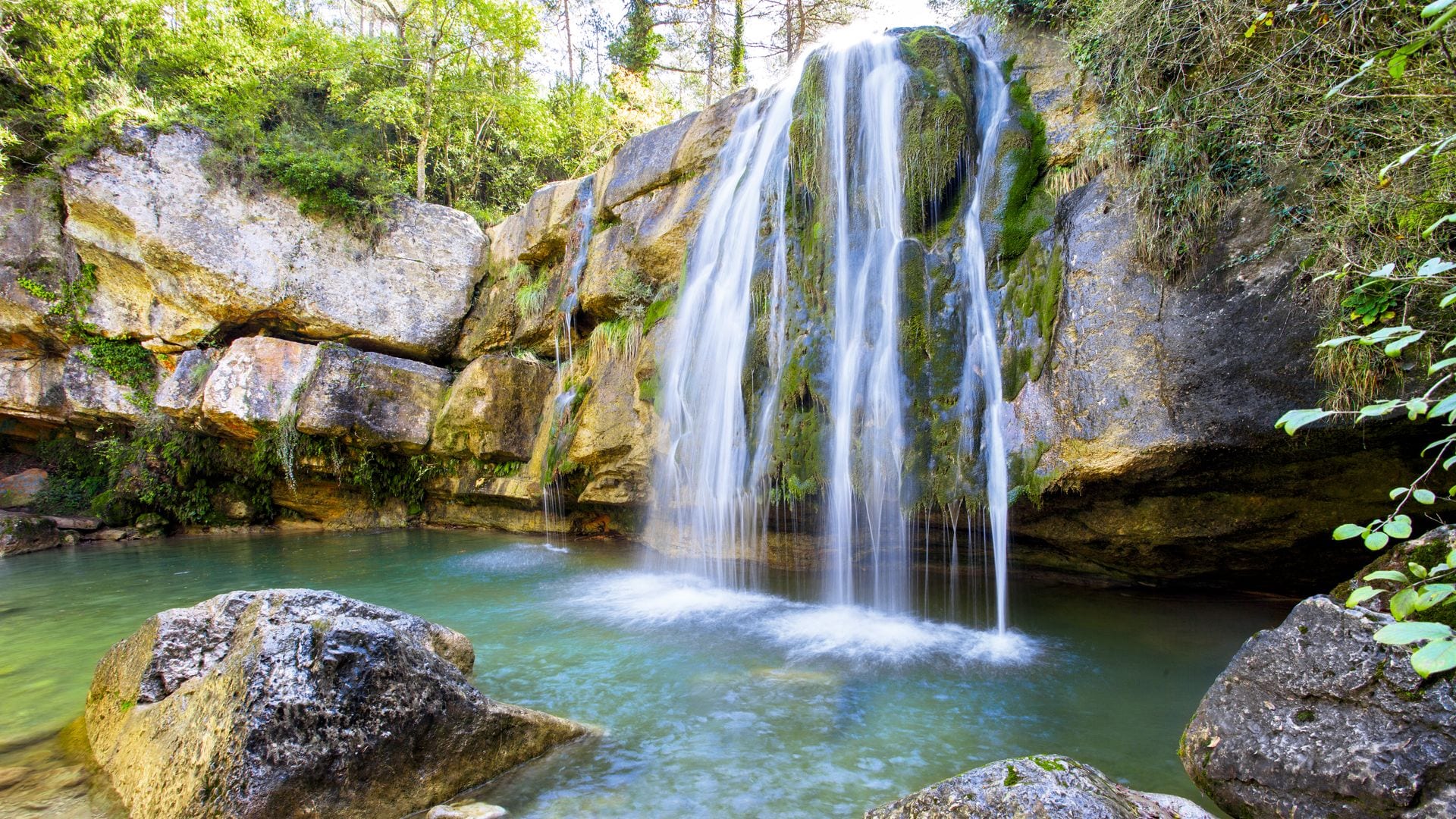 RUTA DELS SIETE GORGS Torrent de la Cabana poza Barcelona