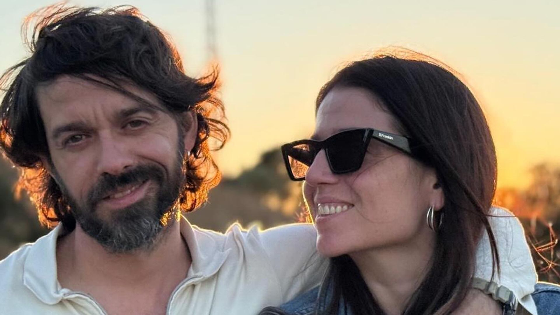 Alberto Amarilla con su pareja, Rosa Pinedo