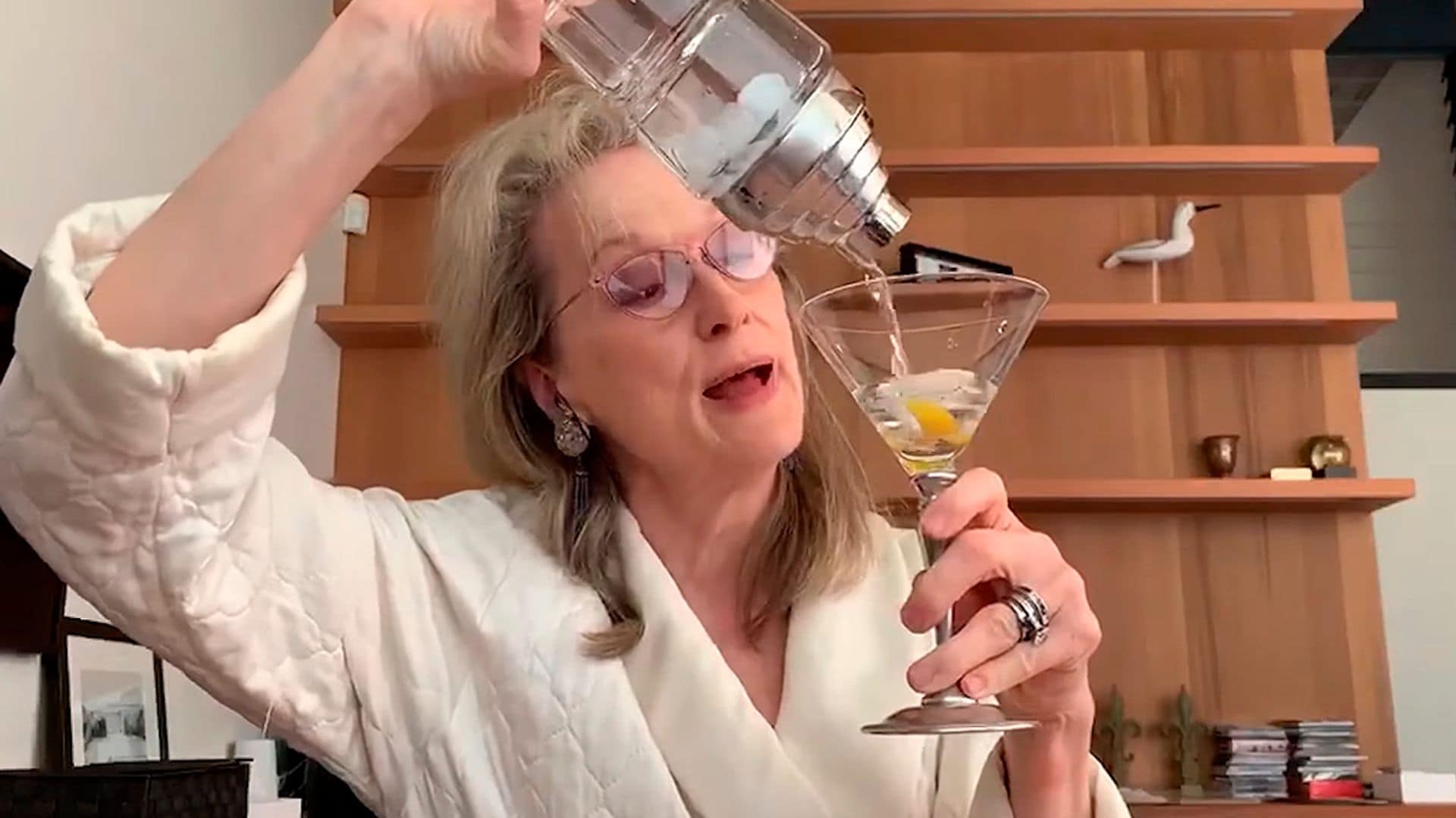 Alégrate el día con Meryl Streep y su simpático homenaje (cantado) a un compañero