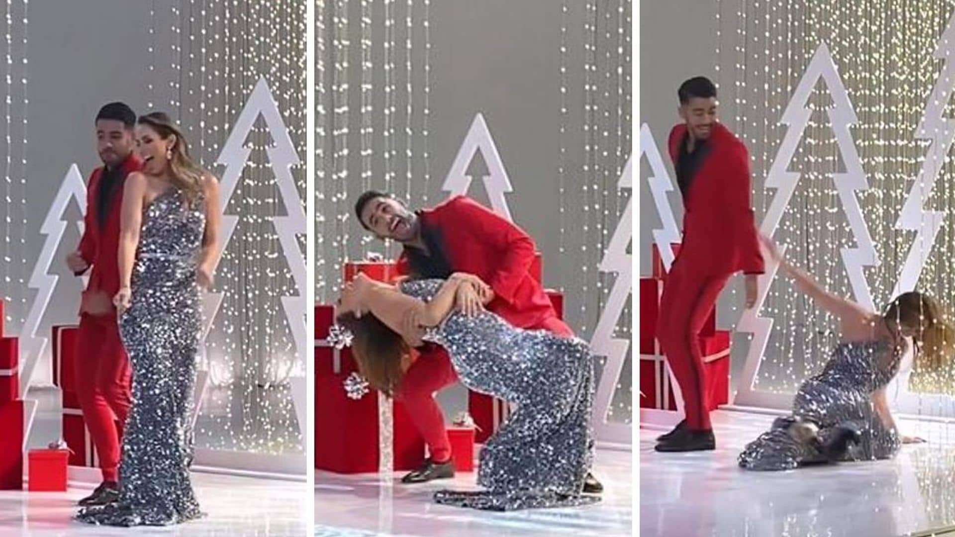 Jacky Bracamontes sufre un accidente en plena promo navideña: ‘Sí dolió’