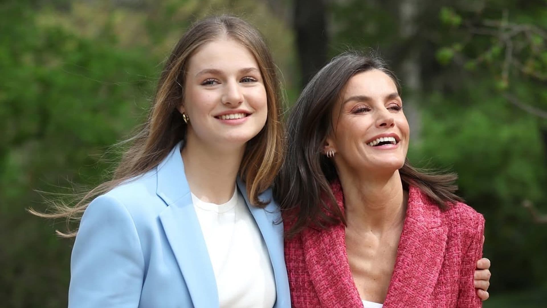 Princesa Leonor y la reina Letizia