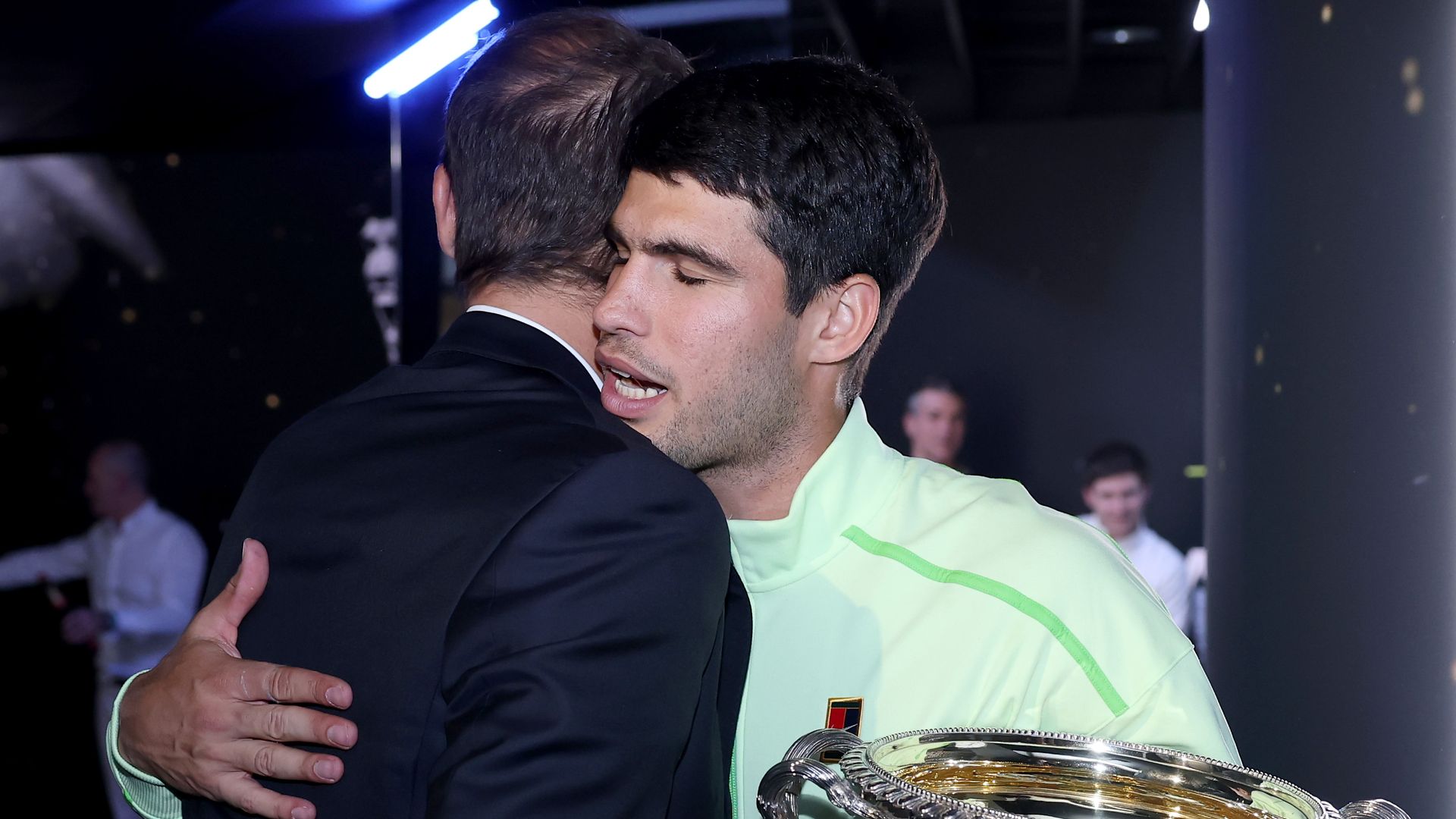 Carlos Alcaraz y Rafa Nadal