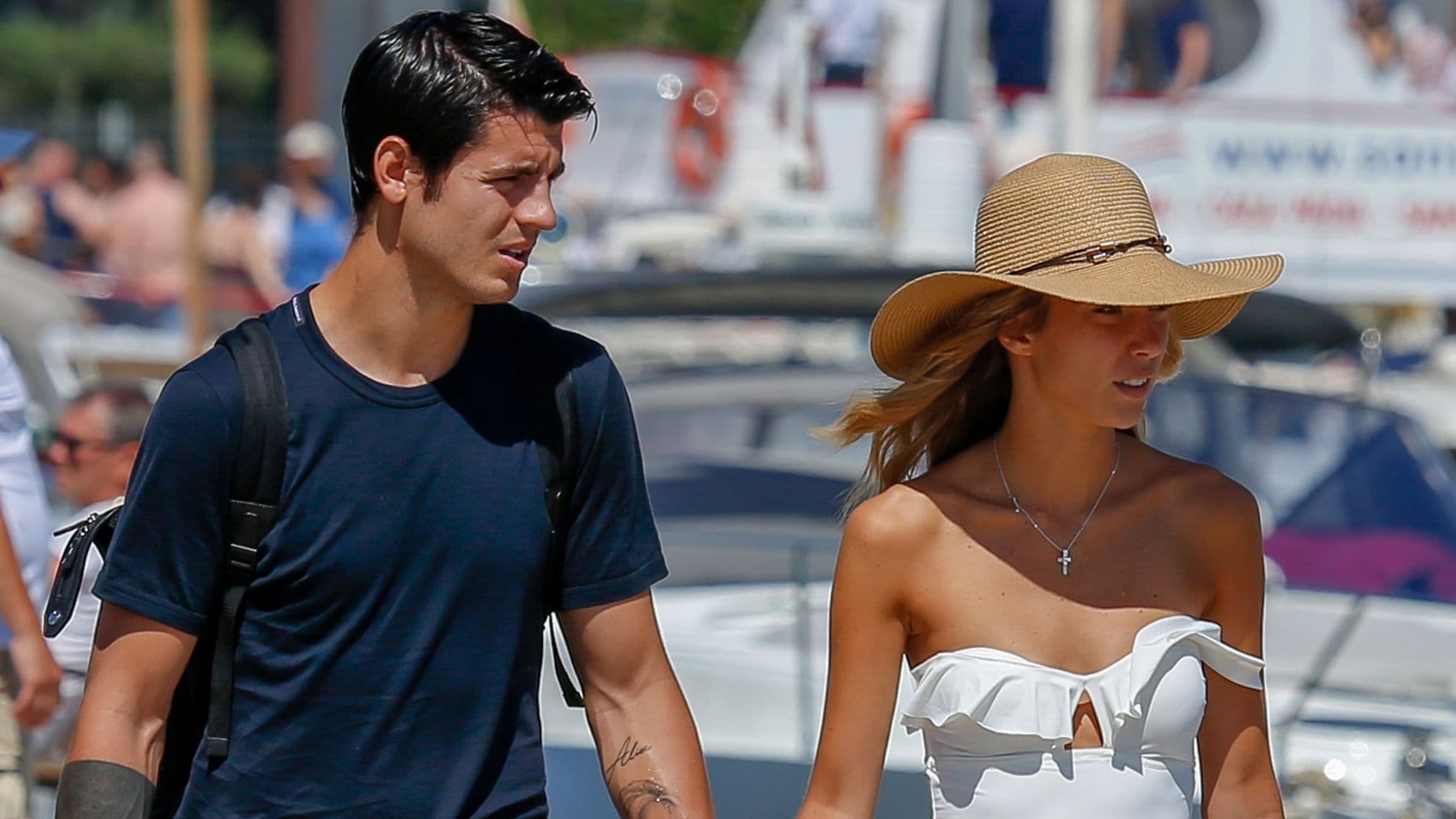El tenso verano de Álvaro Morata y Alice Campello, ‘atrapados’ con sus hijos en Estambul