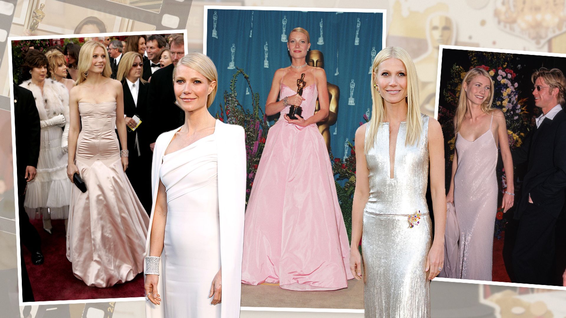 Gwyneth Paltrow vuelve a los Oscar 11 años después: los vestidos con los que hizo historia en la alfombra roja