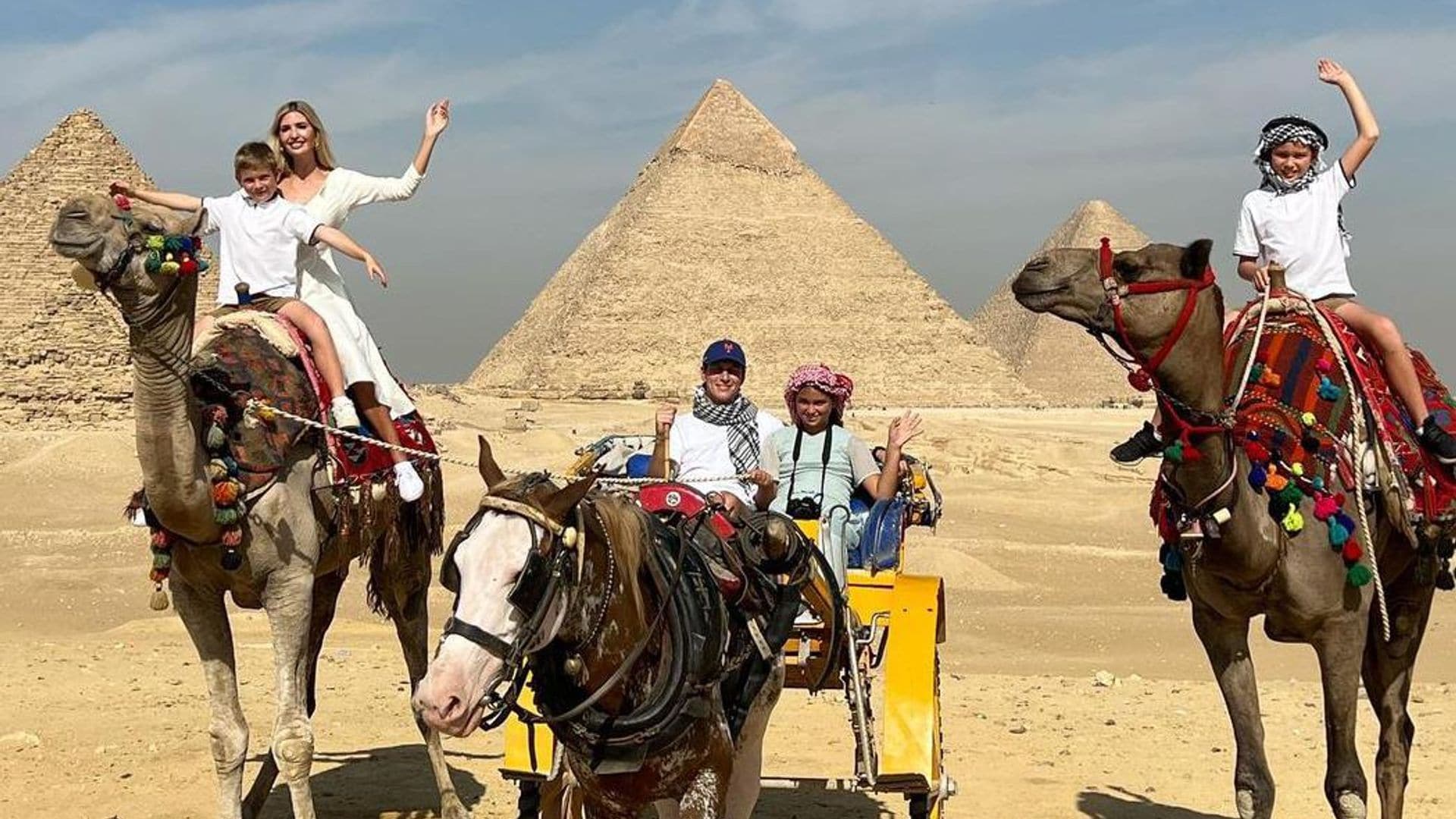 Ivanka Trump y sus espectaculares vacaciones familiares en Egipto