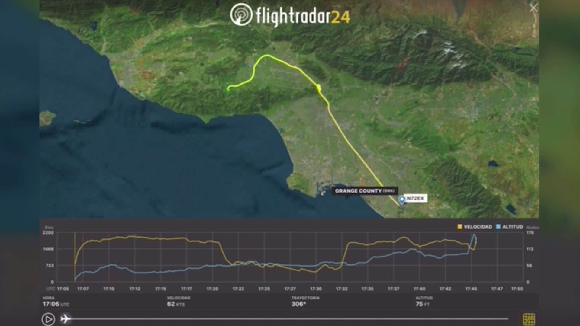 El vuelo del helicóptero donde falleció Kobe Bryant, minuto a minuto