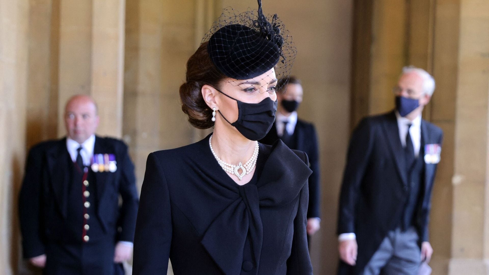 Kate Middleton honró el amor de la reina Isabel y su esposo en el funeral del príncipe Felipe