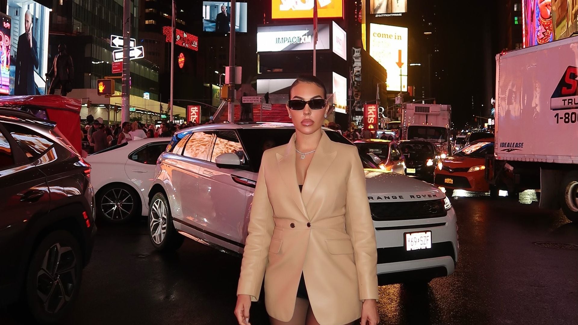 Georgina Rodríguez visita Nueva York con sus hijos previo a su debut en la MET Gala