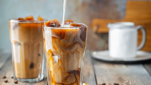 Cafés fríos con hielo