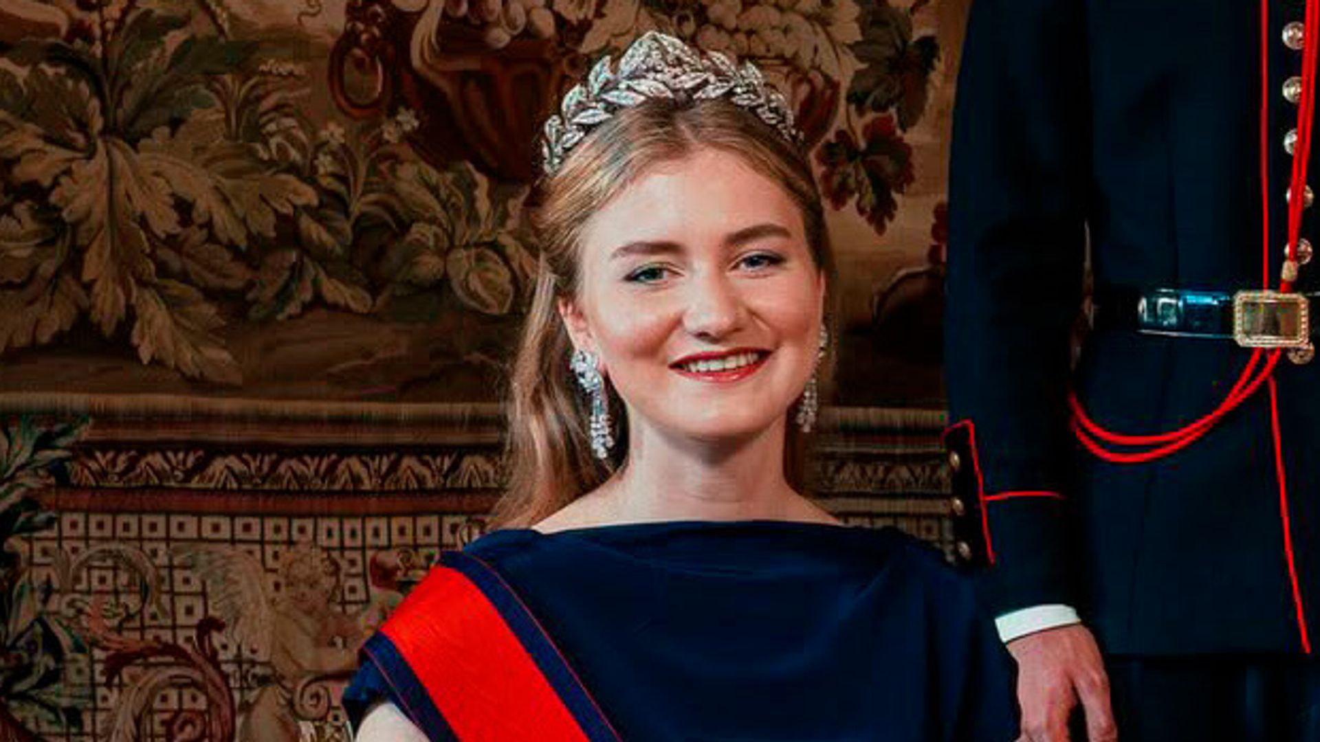 Princess Elisabeth of Belgium Debuts at State Banquet for Japanese Emperors