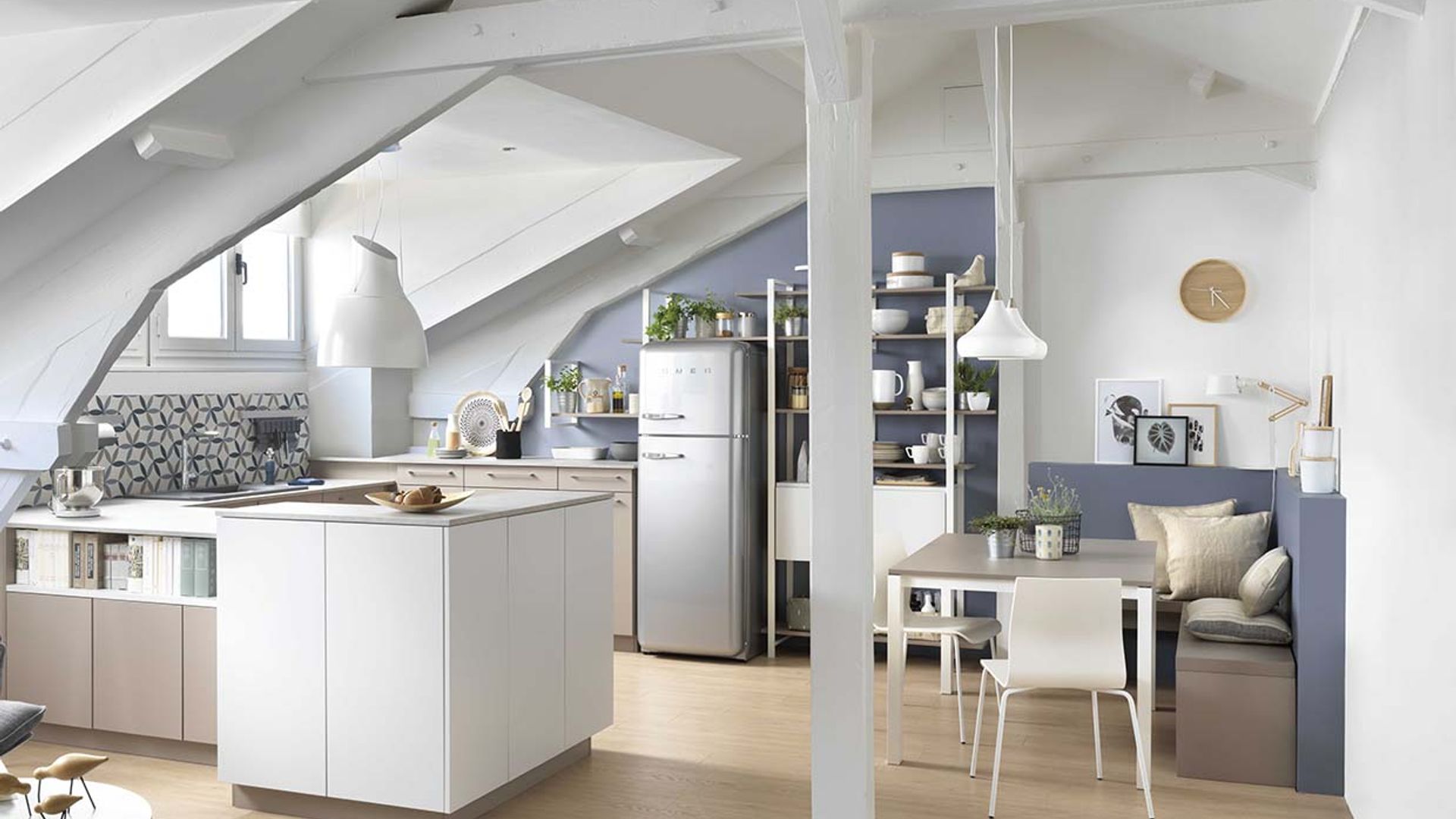 Decoración cocinas: 'offices' cómodos, bonitos y muy prácticos