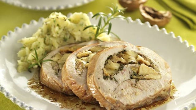 pechuga de pavo y manz 