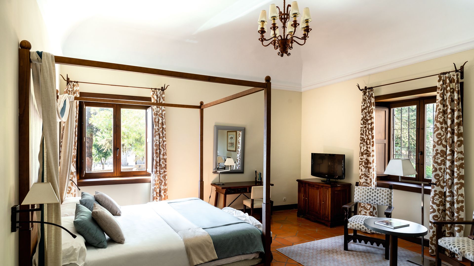 Habitación del Parador de Ávila 