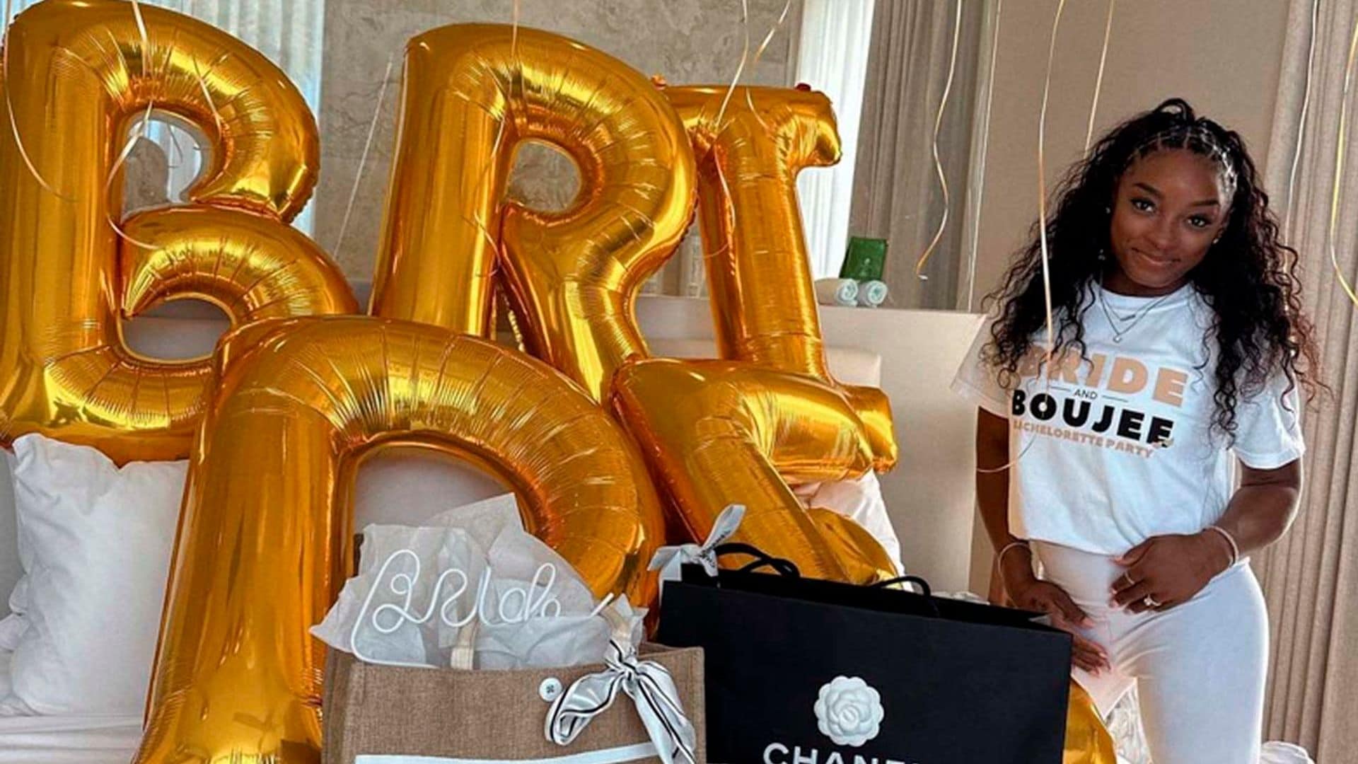 En el Caribe y con un exclusivo regalo de su prometido: la despedida de soltera de Simone Biles