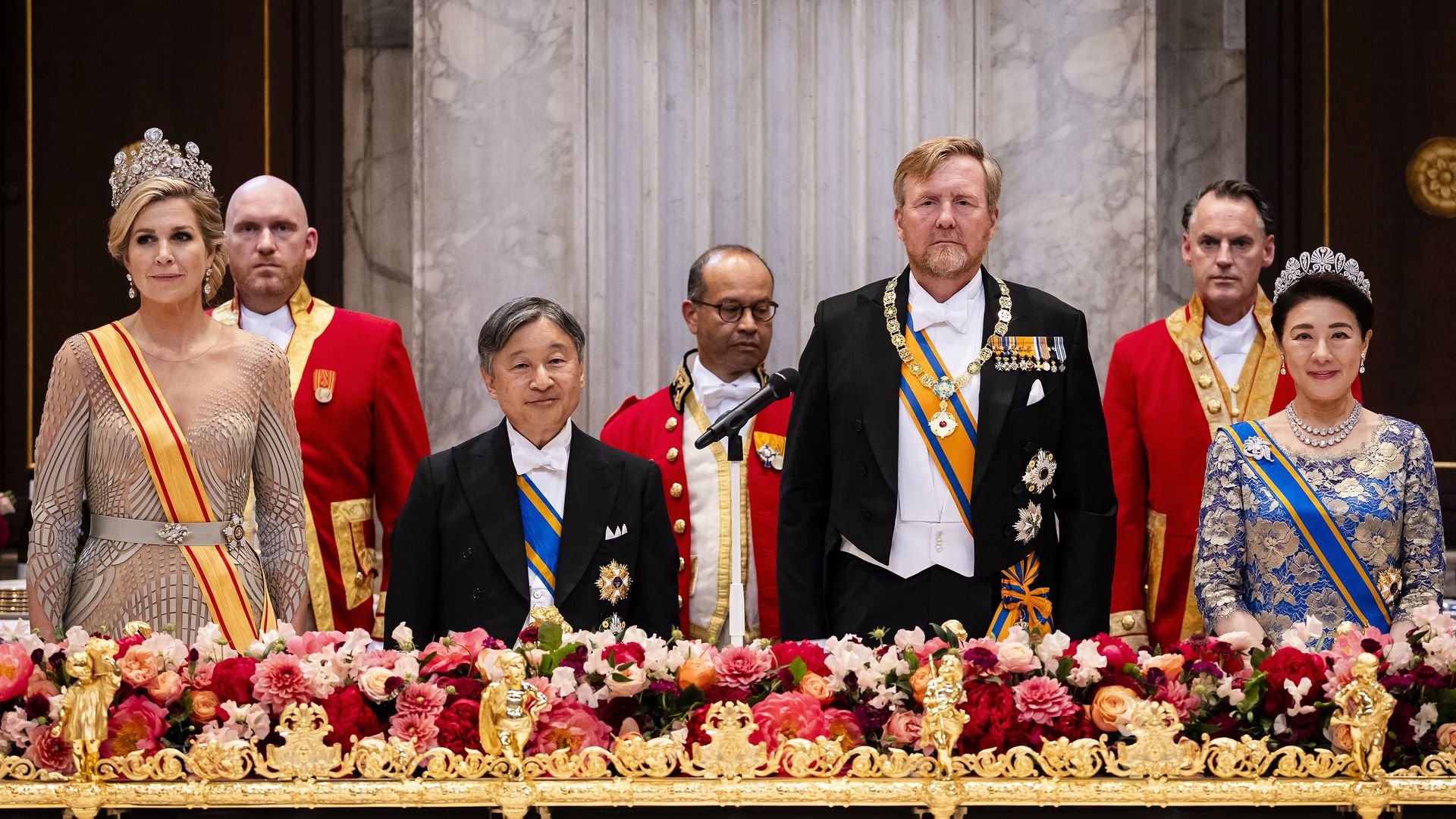 Banquete de Estado en el Palacio Real de Ámsterdam