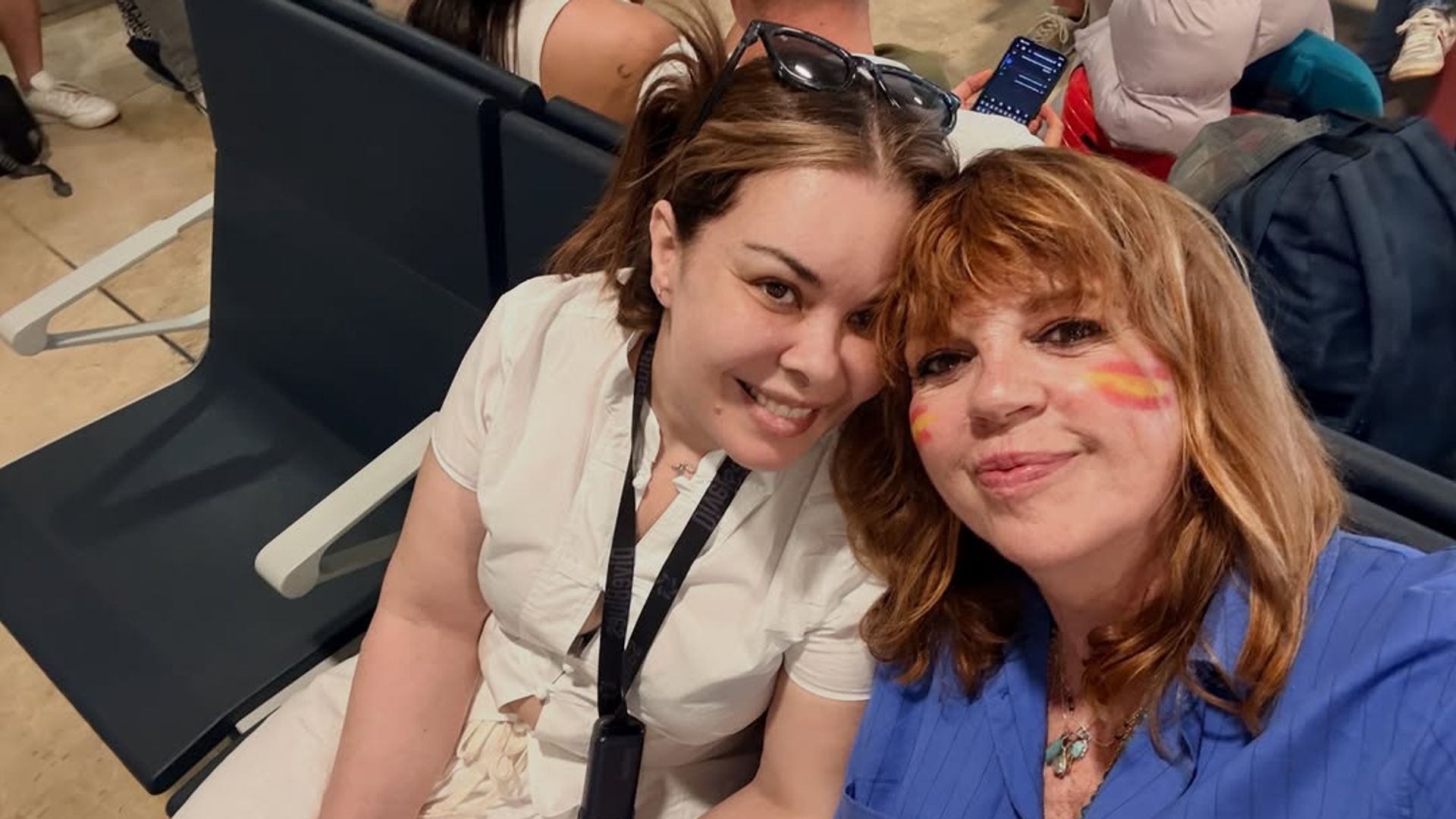 Primera imagen de María José Campanario y Belinda Washington en su gran aventura de televisión: "¡A por todas!"