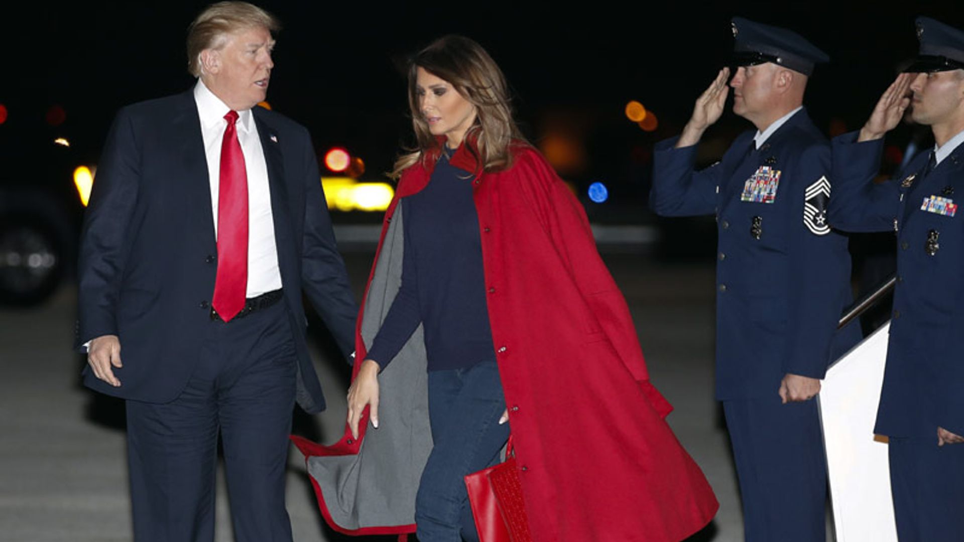 ¿Melania y el look de la reconciliación con Donald Trump?