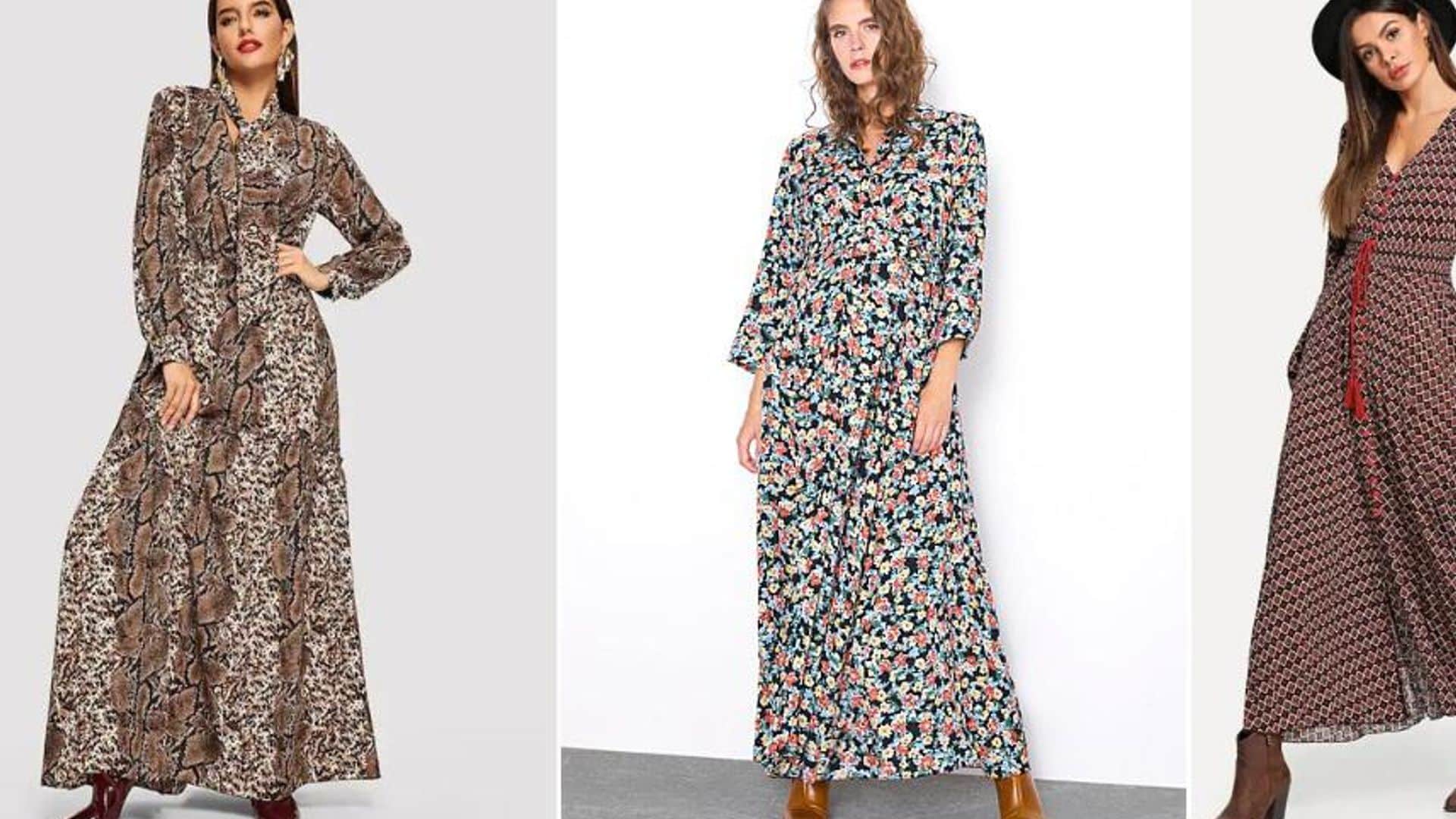 ¿Preparada para el invierno? 8 maxi vestidos perfectos para el frío