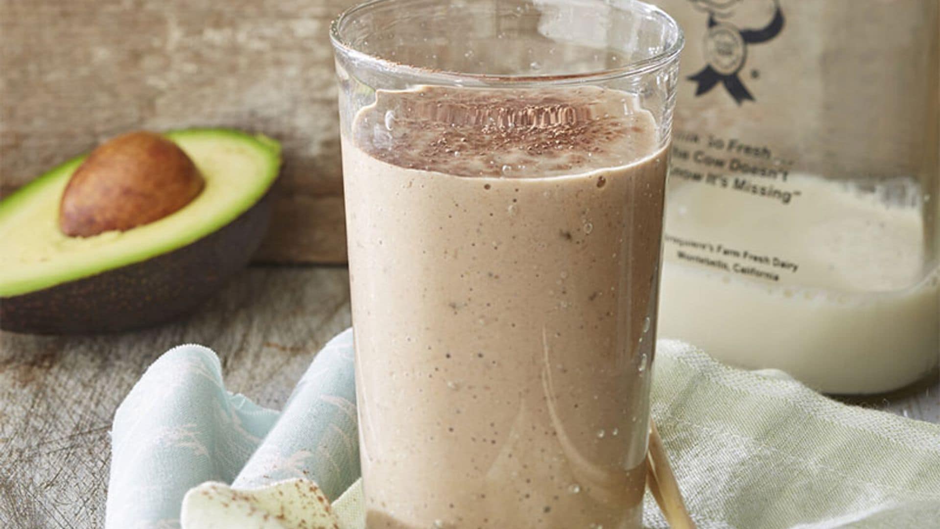 Batido de aguacate y chocolate